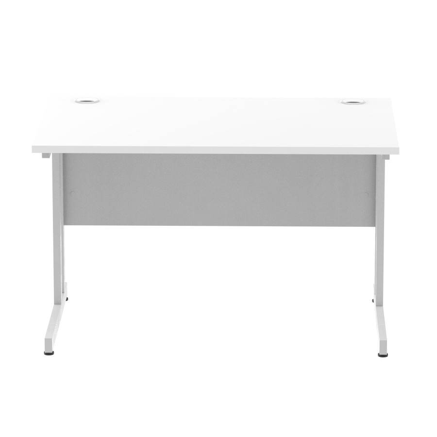 Rayleigh Cantilever 800mm Deep Straight Office Desk